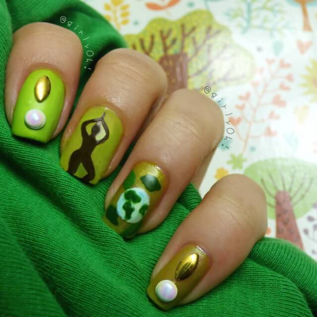 Earth Day with These Adorable Nail Art Designs