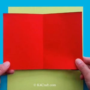 How To Make Paper Apple Card Craft - Step by Step Tutorial - K4 Craft