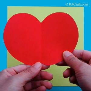 How To Make Paper Apple Card Craft - Step by Step Tutorial - K4 Craft
