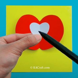 How To Make Paper Apple Card Craft - Step by Step Tutorial - K4 Craft
