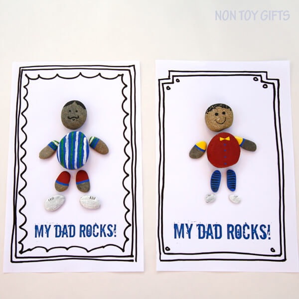 Dad Rocks Creative Father's Day Gift