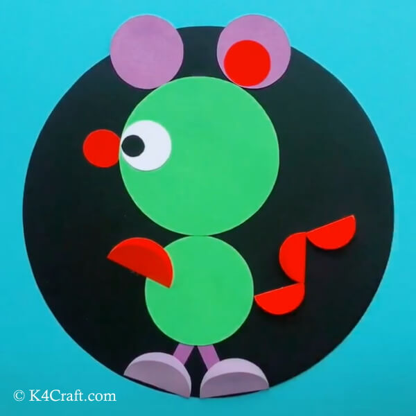 Paper Circle Mouse Craft for Kids – Step by Step