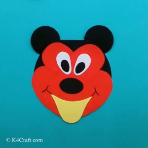 make-paper-mickey-mouse-craft-for-kids-8 • K4 Craft