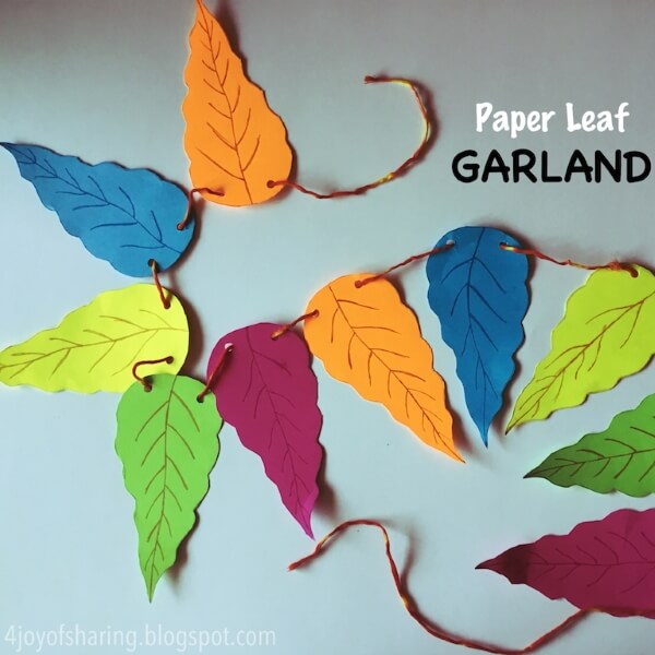 DIY Leaf Garland
