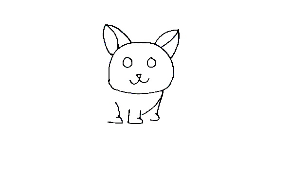 Как нарисовать кошку для детей - легкое пошаговое руководство