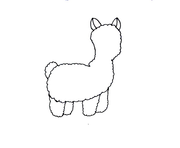 How to Draw a Llama for Kids - Easy Step by Step Tutorial - K4 Craft
