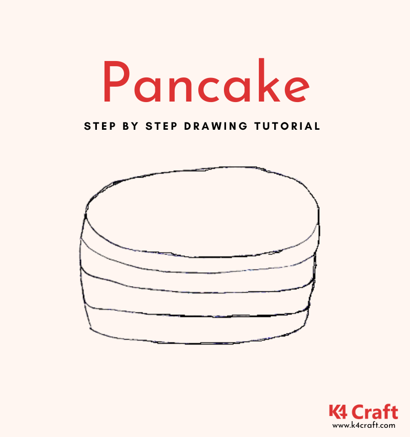 PancakeStepbyStepDrawingTutorialsFeatured • K4 Craft