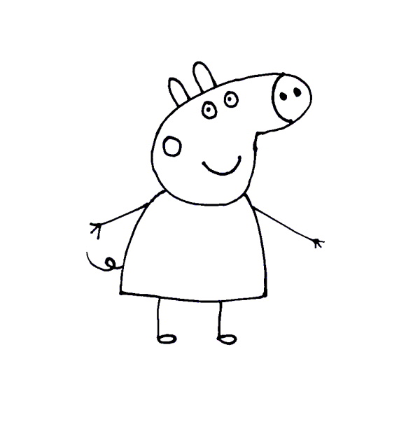 How to Draw Peppa Pig - Step by Step Easy Drawing Guides - Drawing Howtos-saigonsouth.com.vn