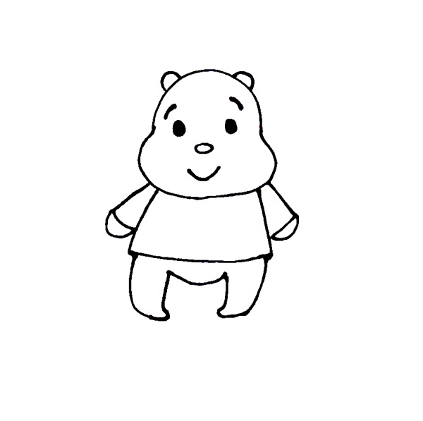 How to Draw a Winnie the Pooh for Kids - Easy Step by Step Tutorial