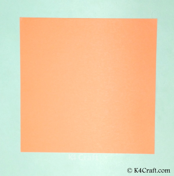 Origami Pumpkin Envelope for Halloween
