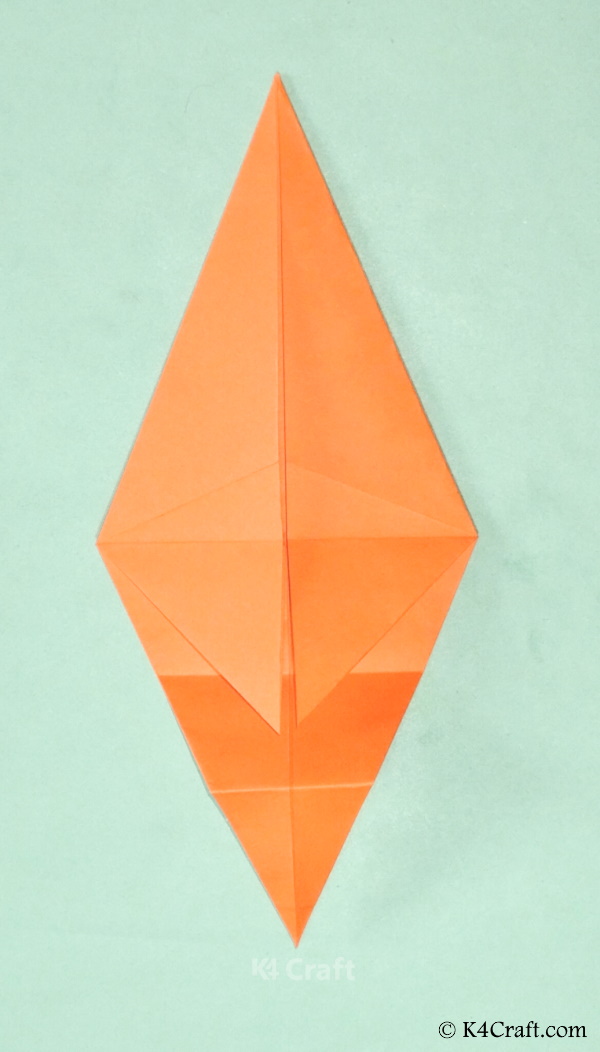 Origami Pumpkin Envelope for Halloween