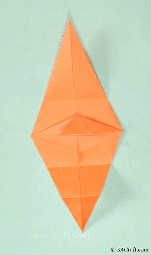 Origami Pumpkin Envelope for Halloween