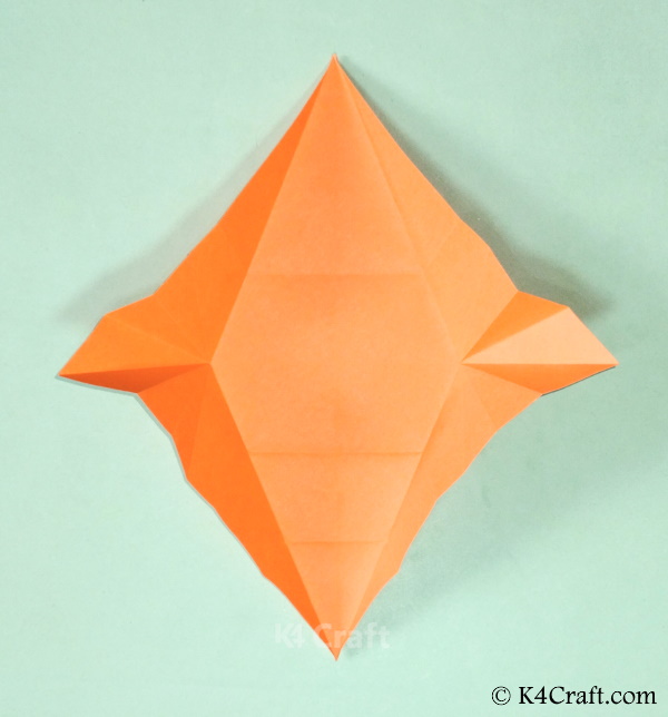 Origami Pumpkin Envelope for Halloween