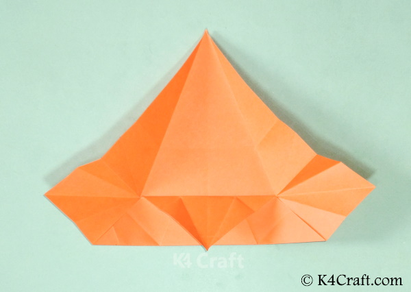 Origami Pumpkin Envelope for Halloween