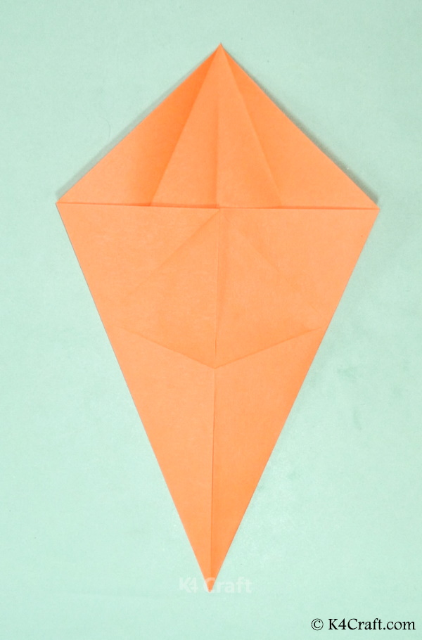 Origami Pumpkin Envelope for Halloween