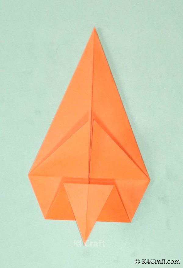 Origami Pumpkin Envelope for Halloween