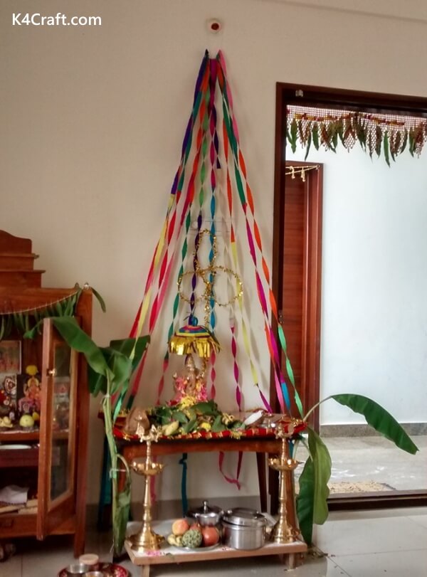 40+ Best Ganesh Chaturthi Decoration Ideas at Home 2022 • K4 Craft